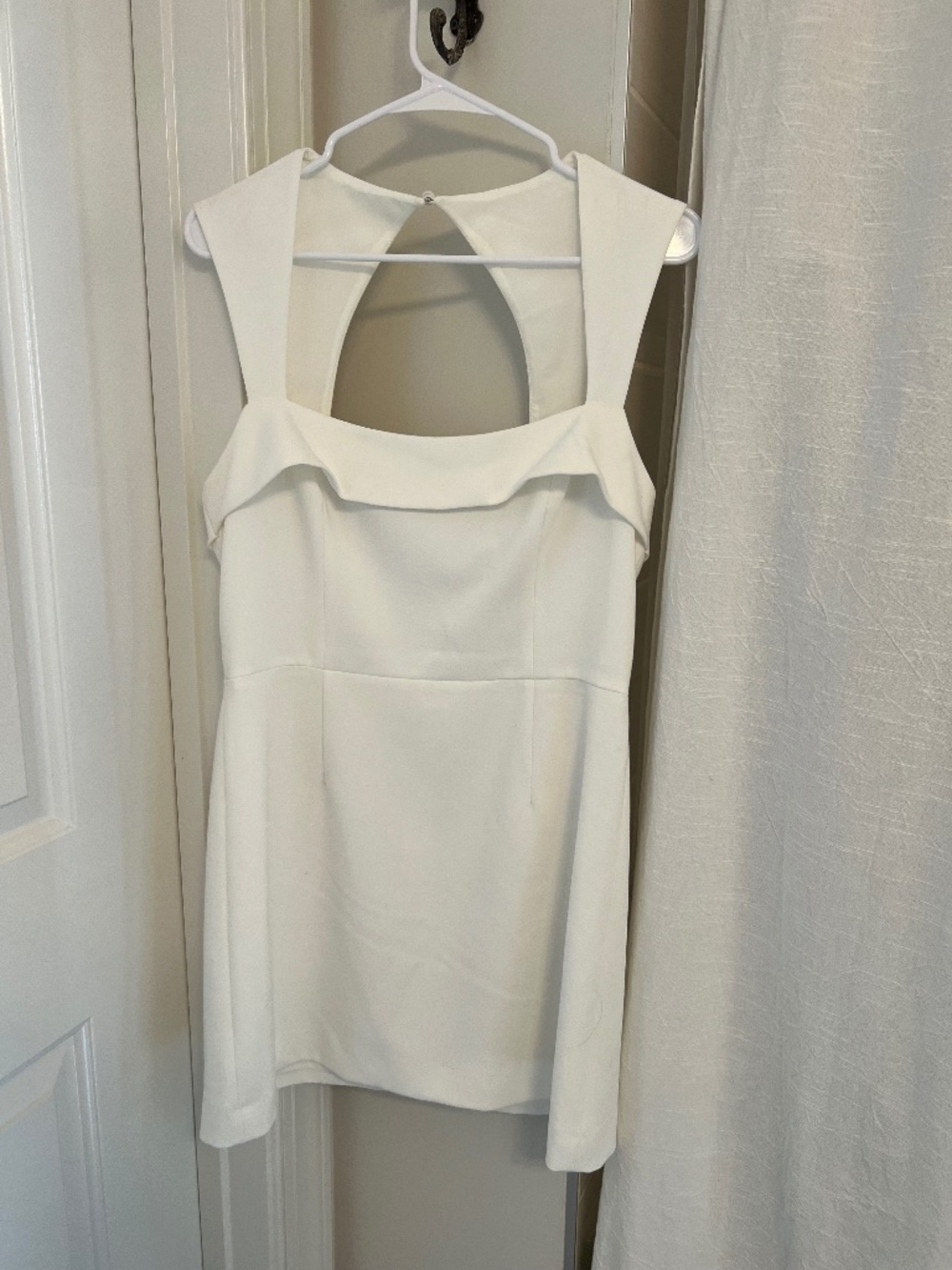 French Connection White Cutout Mini Dress Size 8